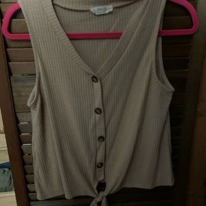 Sweater Type Material Tank